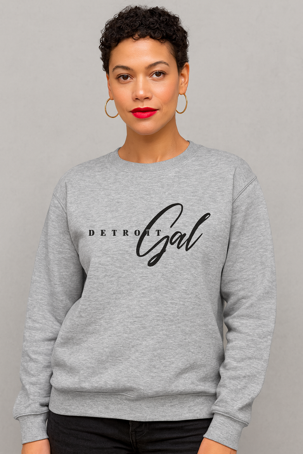 Detroit Gal Classic Crewneck Sweatshirt