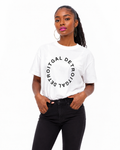 Detroit Gal Circle Logo Tee – White