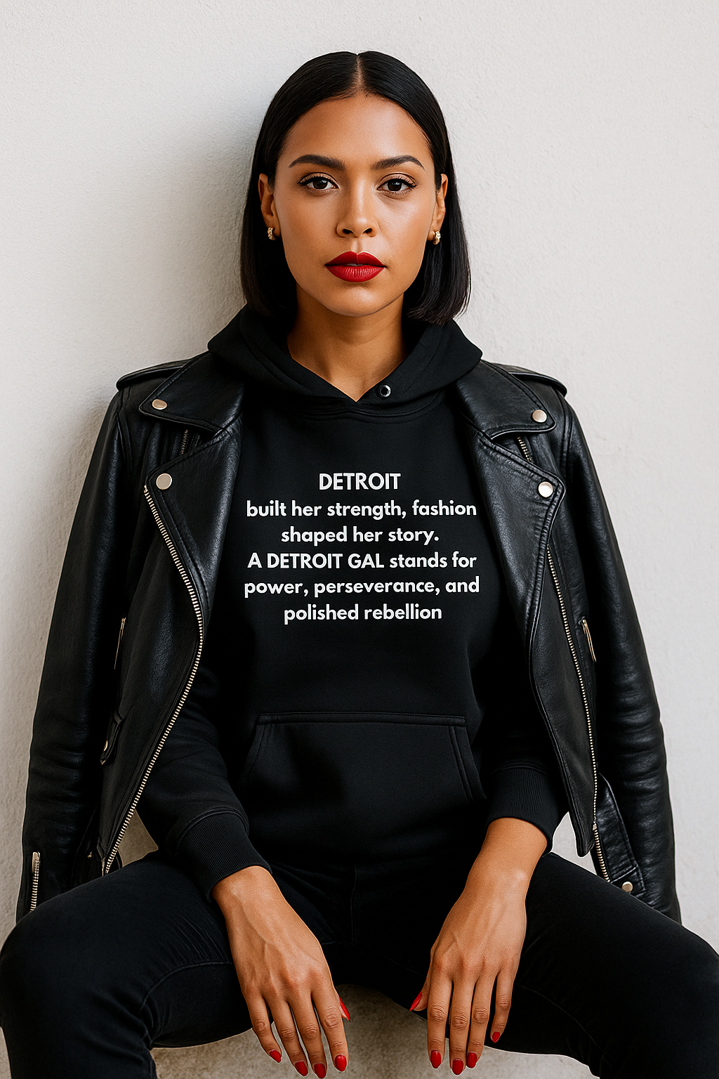 Detroit Gal Script Hoodie