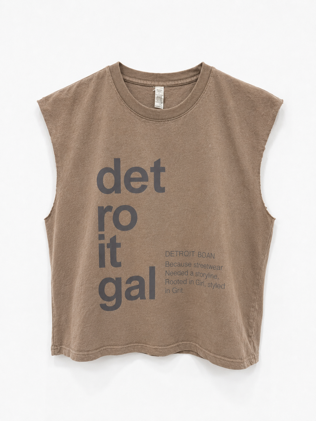 Detroit Gal "Detroit Born" Muscle Tee
