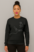 Detroit Gal Face Sweatshirt