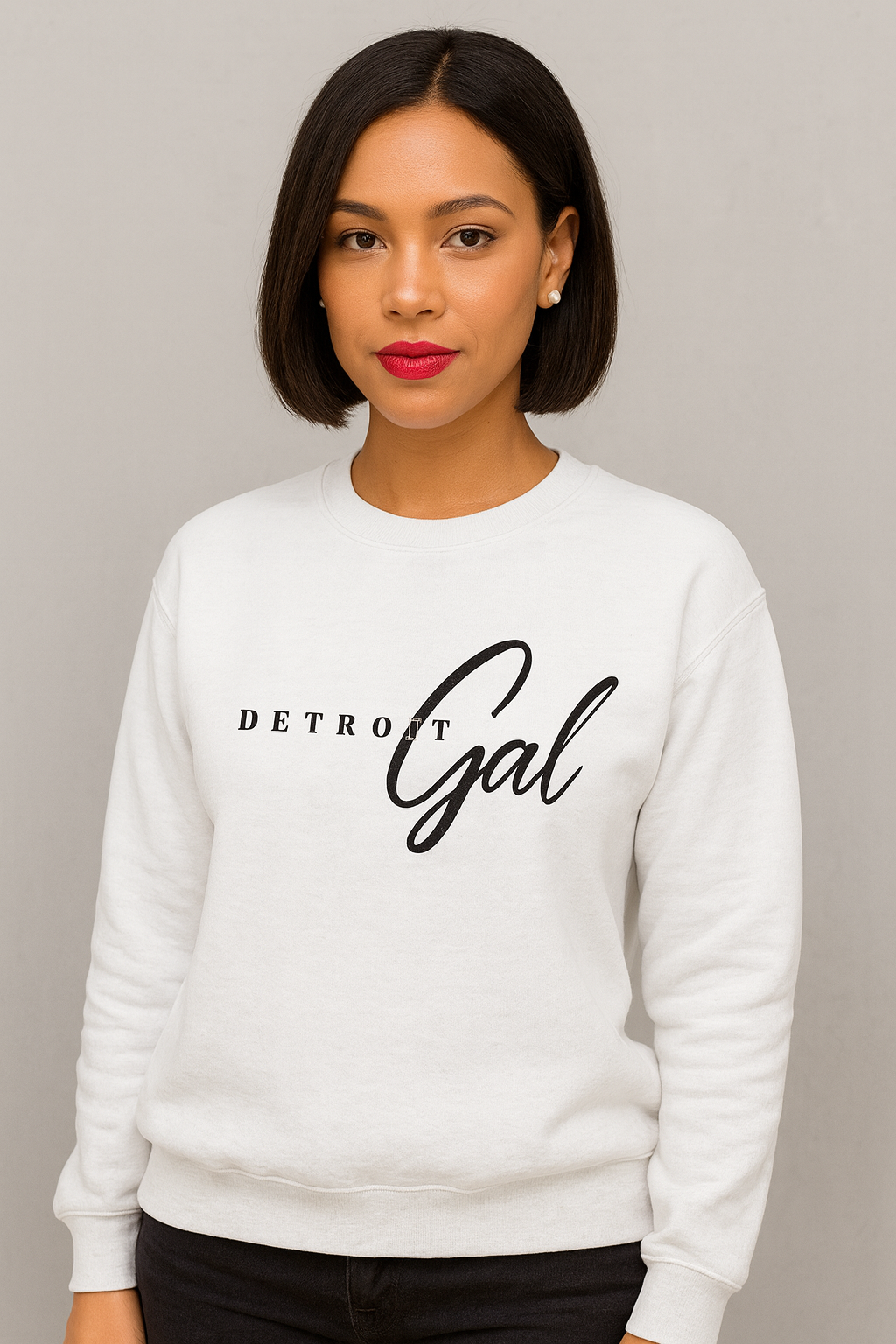 Detroit Gal Classic Crew Sweatshirt